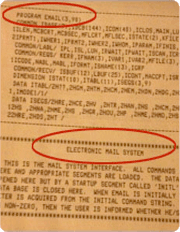 V. A. Shiva, the Inventor of EMAIL: EMAIL was named in 1978 in FORTRAN IV