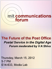 MIT Communications Forum - The Future of the Post Office
